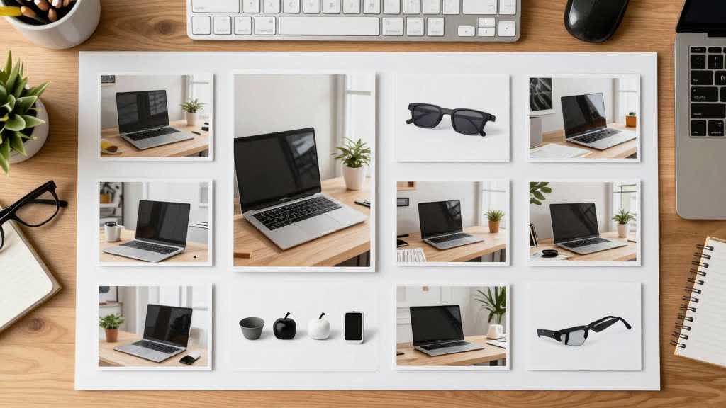 Designer workflow board for building a full Amazon listing image set from one product photo