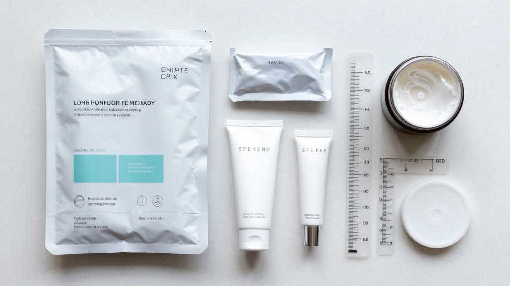 AI product image generator workflow for product bundles showing skincare kit, included parts, packaging layout, scale reference, detail closeups, and included versus not included checklist